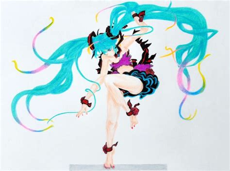 Hatsune Miku Ballerina Kumasakura Drawings And Illustration People