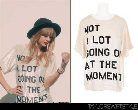 From The 22 Video Taylor Outfits Taylor Swift Concert T Shirts