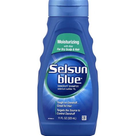 Selsun Blue Moisturizing With Aloe Dandruff Shampoo 11 Oz Walmart