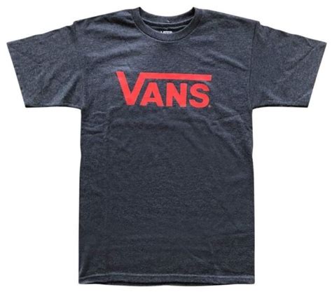 Vans Classic Logo Skate Navy Heather Tee T Shirt Sz Mens Xxl 2xl For