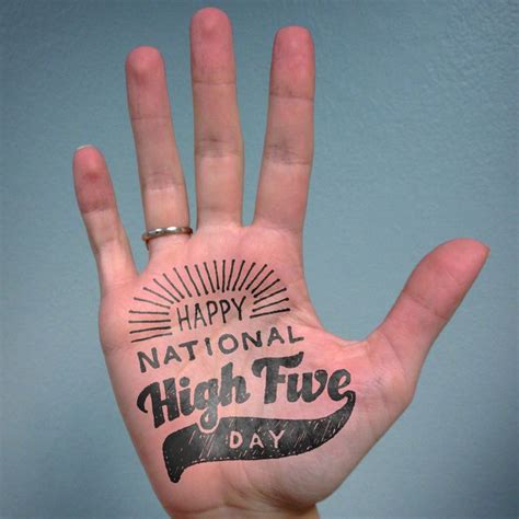 April 17 Is National High Five Day Celebrate Today By Giving Your Team