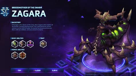 zagara hero abilities preview heroes of the storm youtube