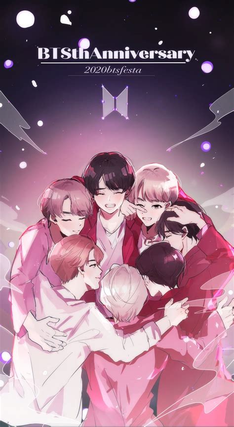 Gambar Bts Versi Anime - Animeindo