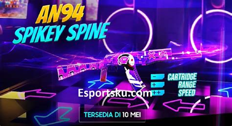After opening the luck royale section, players need to click on the weapon royale tab present on the left side of their screen. Skin Weapon Royale FF Terbaru AN94 Spikey Spine Free Fire ...