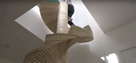 Diy Design How To Build Your Own Spiral Staircase From Simple Plywood