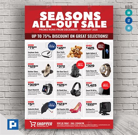 Product Promotional Sale Flyer Psdpixel