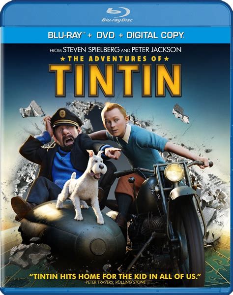 The Adventures Of Tintin Blu Ray Dvd Fílmico