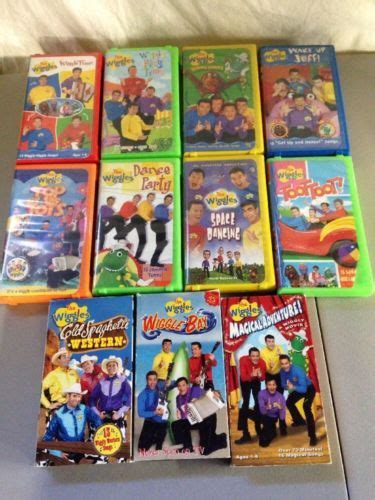 The Wiggles Dvds 11 Lots Vhs