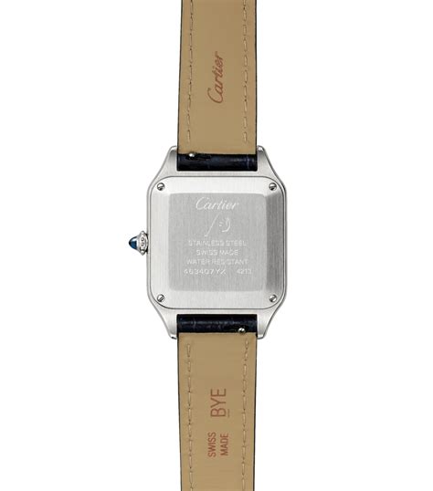 Cartier Steel Santos Dumont Watch 275mm Harrods Uk