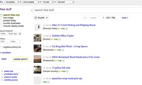 I had looked yesterday and there were no listings for free firewood in my area, but tonight i checked again, and there were two opportunities for free firewood on craigslist. How to Find Free Stuff on Craigslist