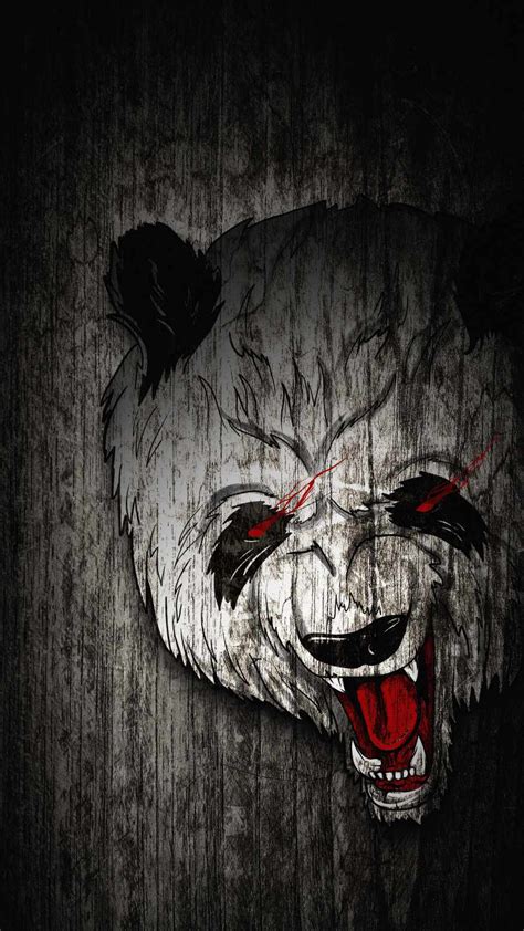 Scary Panda Iphone Wallpaper Iphone Wallpapers Iphone Wallpapers