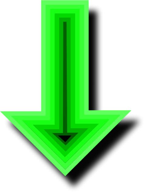 Large Green Arrow Down Clipart Best