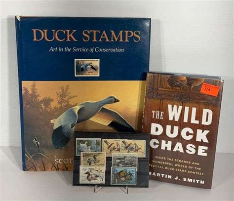 Duck Stamp Collecting Books And 7 Duck Stamps In Sleeve Hash Auctions