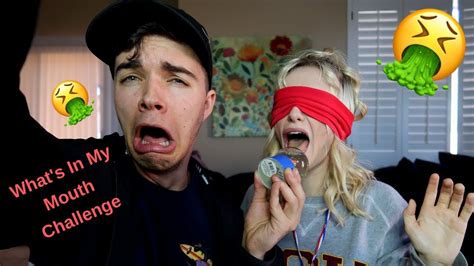 Omg Whats In My Mouth Challenge Gone Gross Youtube
