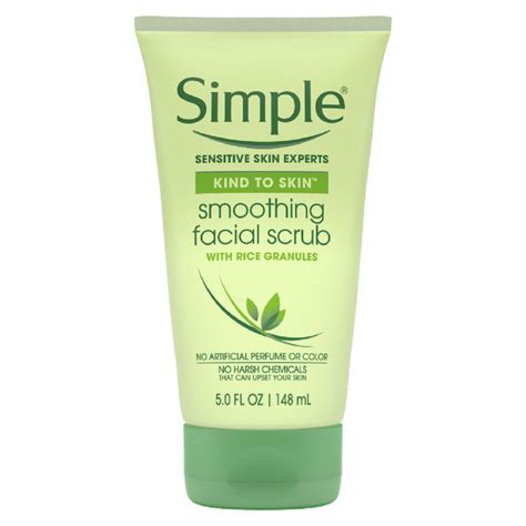 Simple Smoothing Facial Scrub 5oz Skin Care Health And Beauty Shop