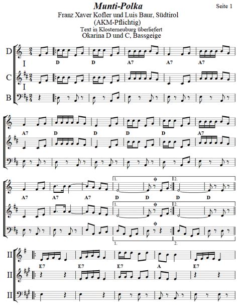 1890810 visitors sheet music for accordion | partition pour accordéon | noten für akkordeon spartito per fisarmonica | notet musek fir akkordeon | аккордеонға арналған ноталық музыка. Munti-Polka, Satz für Okarinas und Begleitinstrumente