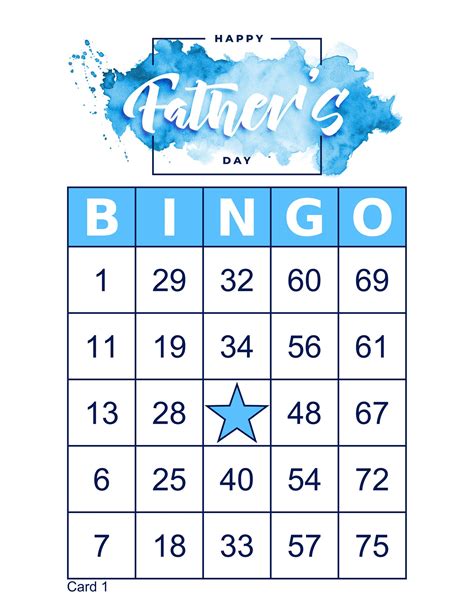 Fathers Day Bingo Cards 200 Cards Prints 1 And 2 Per Etsy