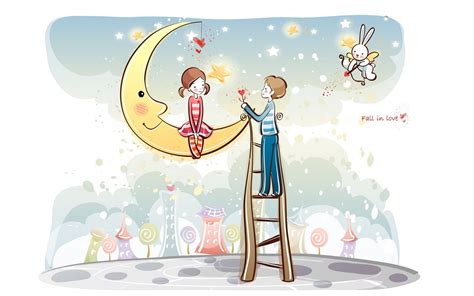Cute Couple Goals Cartoon Wallpapers On Wallpaperdog