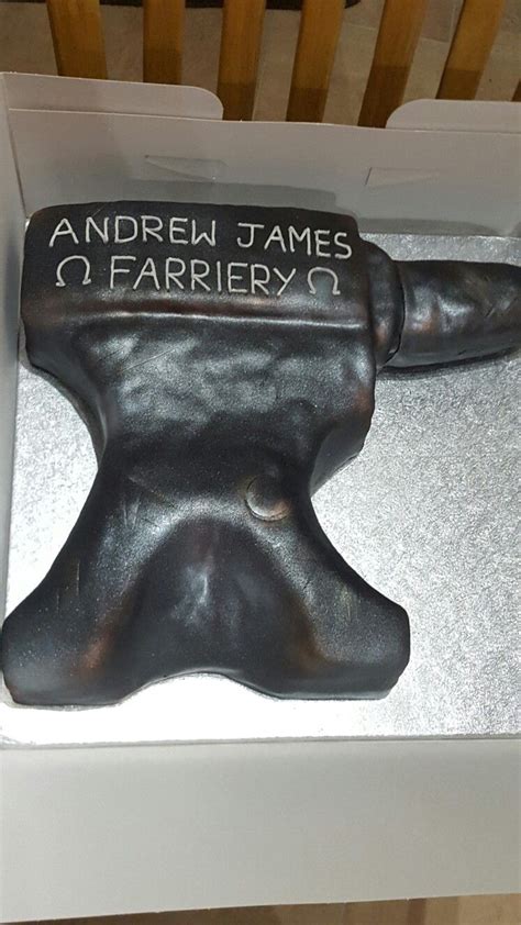 Anvil Cake Farrier Cake Iron Look Occasion Cakes Farrier Cake
