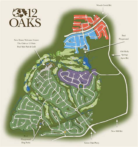 Scorecard And Course Map The Club At 12 Oaks
