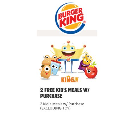 Mcdonald's happy meal spielzeug burger king action figur disney je 0. GRATIS dos comidas King Jr Meal para tus niños en Burger King | Súper Baratísimo Gratis