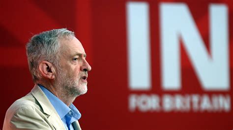Jeremy Corbyn Labour Leader Urges Britons To Vote To Stay In Eu The New York Times