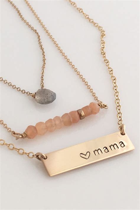 Our Personalized Handstamped Nameplate Necklace Can Be Customized With