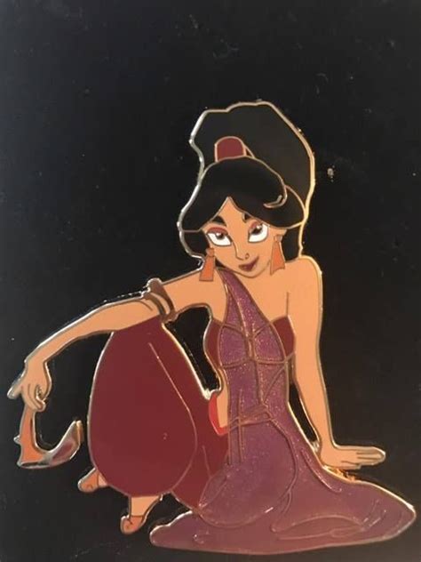 Disney Fantasy Pin Jasmine Red From Aladdin Collectibles Disneyana