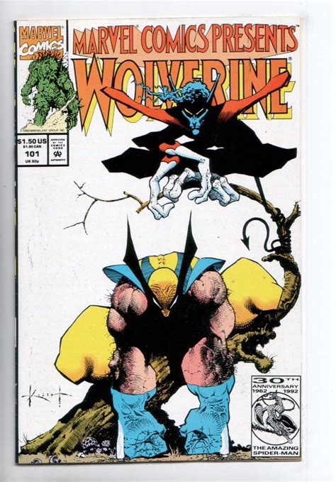 Marvel Comics Presents 101 Wolverine Marvel 1992 Vfnm