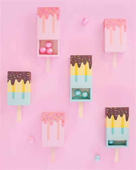 Diy Birthday Party Favors Ice Cream Party Favors Ice Cream Party Theme Ice Cream Gift Ice