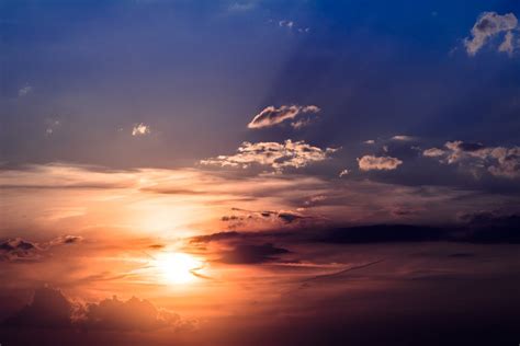 Sunset Sun Sky Setting · Free Photo On Pixabay