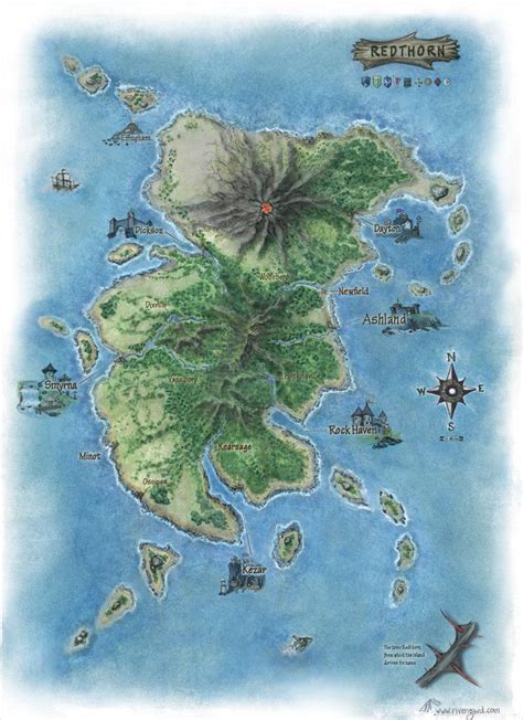 Redthorn By Jaxilon On Deviantart Fantasy Map Fantasy Map Making