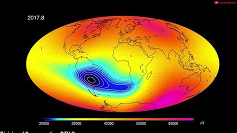 Earth's magnetic field is often visualised as a powerful dipolar bar magnet at the centre of the planet, tilted at around 11° to the axis of rotation. Massive Viral Earth's Magnetic Field is Weakening 2020 ...