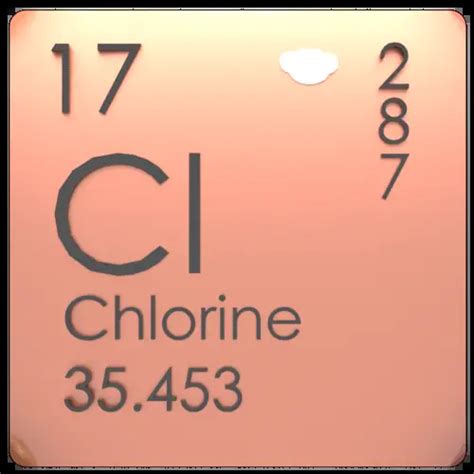 Chlorine Chemical Element Of Periodic Table Molecule And My Xxx Hot Girl