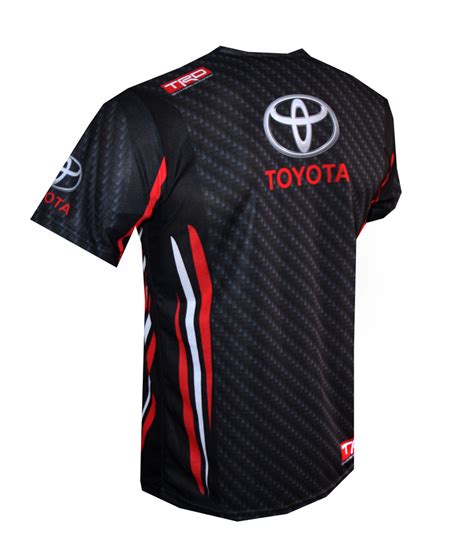 Toyota T Shirt With Logo And All Over Printed Picture T Shirts With