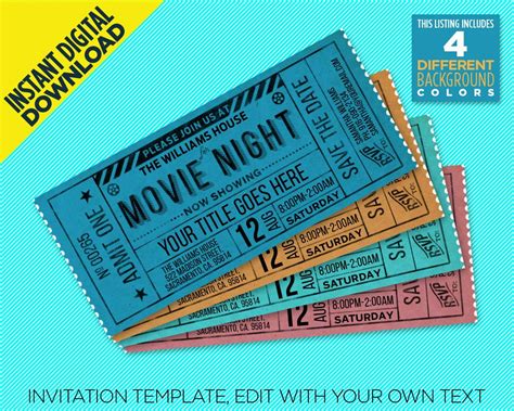 29+ Best Movie Ticket Examples - PSD, AI | Examples
