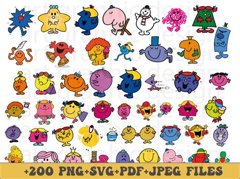 Layered Little Miss Svg Bundle Bundle Funny Cartoon Joke - Etsy UK