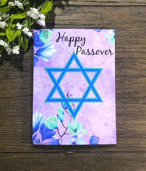 Details About Happy Passover Handmade Greeting Card Greeting Cards