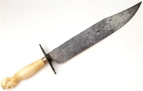 Sold Price A Fine Large 1840s 1850s English Bowie Knife By J Walters