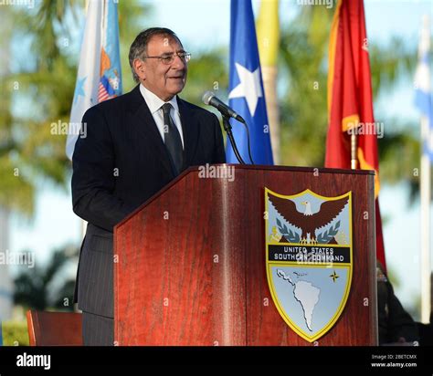 Miami Fl November 19 Sec Of Defence Leon Panetta Attends The Change