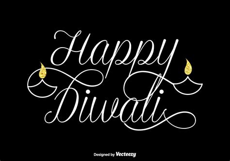 Free Happy Diwali Vector Lettering 138560 Vector Art At Vecteezy