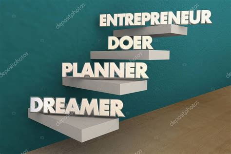 Entrepreneur Dreamer Planner Doer Steps — Stock Photo © Iqoncept 166204360