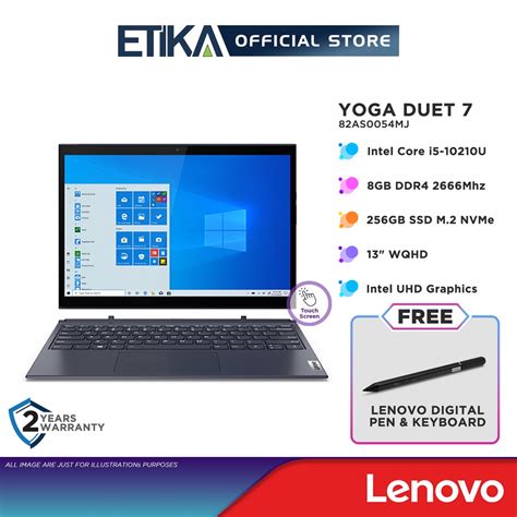 Lenovo Yoga Duet 7 13iml05 82as0054mj Touch Screen Laptop Intel Core