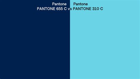 Pantone 655 C Vs Pantone 310 C Side By Side Comparison
