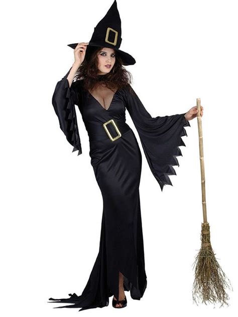 Ladies Black Witch Costumes R Us Fancy Dress