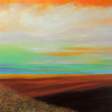 Orangeskyprairie By Maryjohnston Oilpainting Available At