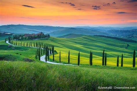 Tuscany The Land Of Rolling Hills And Vineyards Dreamstime