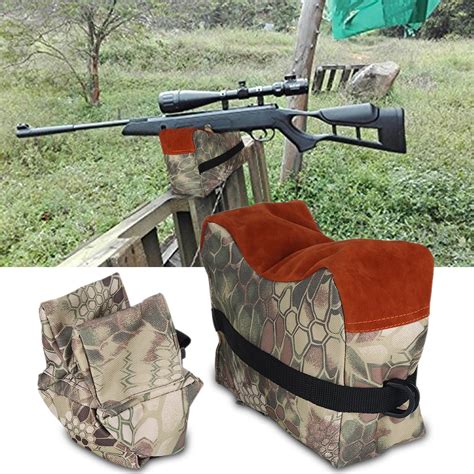 Vbestlife Unfilled Front And Rear Shooters Gun Rest Sand Bags Shooting
