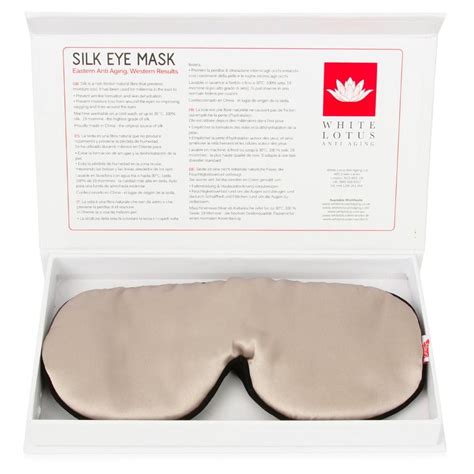 Pure Silk Eye Mask Reduce Wrinkles While You Sleep Silk Eye Mask Anti Aging Cream Mask