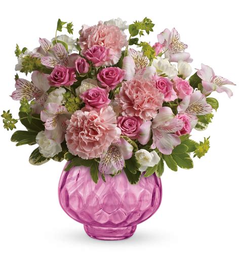 Telefloras Simply Pink Bouquet In Charlottesville Va Agape Florist